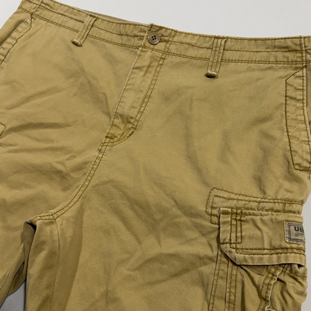 Unionbay Cargo Shorts Men's 42 Khaki Tan Utility Gorpcore Multi Pocket Cotton